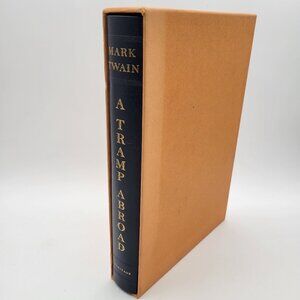 A Tramp Abroad by Mark Twain 1966 Heritage Press HC Illustrated w/ Slipcase